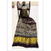 Pure Ajrakh Modal Gajji Handblock Print Saree