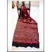Pure Modal Silk Ajrakh Handblock print Saree- Red