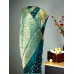 Bandhani Pure Dola Silk Banarasi Saree-Peacock Green