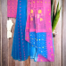 Bengal Tant Cotton Handloom Saree- Blue