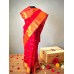 Bengal Tant Cotton Handloom Saree- Red