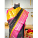 Gadwal Kota Saree- Black