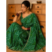 Green Chiffon Bandhani Saree