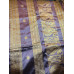 Narayan Peth Paithani Semi- Silk Saree- Charcoal Grey