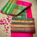 Narayan Peth Paithani Semi-Silk Saree- Pink