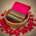 Narayan Peth Paithani Semi-Silk Saree- Pink