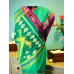 Pochampally Ikat Pure Handloom Mercerised Cotton Saree- Green