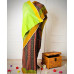 Pochampally Ikat Pure Handloom Mercerised Cotton Saree- Green
