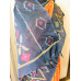 Pochampally Ikat Pure Handloom Mercerised Cotton Saree- Orange