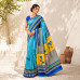 Pure Bishnupuri Silk Chitra Batik Saree: Handpainted Silk Saree