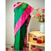 Pure Handloom Banarasi Silk Saree- Silk Mark Certified- Green