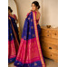 Pure Handloom Kancheepuram Silk Saree -Blue