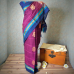 Pure Handloom Kanchi Cotton Saree- Wine