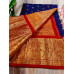 Pure Kanjivaram Silk Saree – Royal Blue Zari Woven