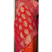 Pure Viscose Khaddi Georgette Gharchola Neemzari Saree- Orange Rani Pink