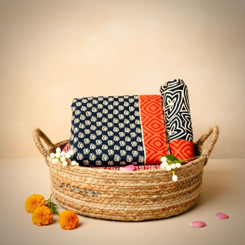 Pure cotton Bagru Print 3PC Dress Material 22