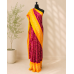 Rajputi Chiffon Bandhani Saree- Red