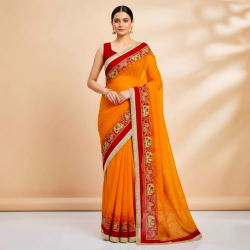 Rajputi Royal Georgette Saree