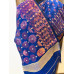 Resham Jamdani Handwoven Saree- Royal blue